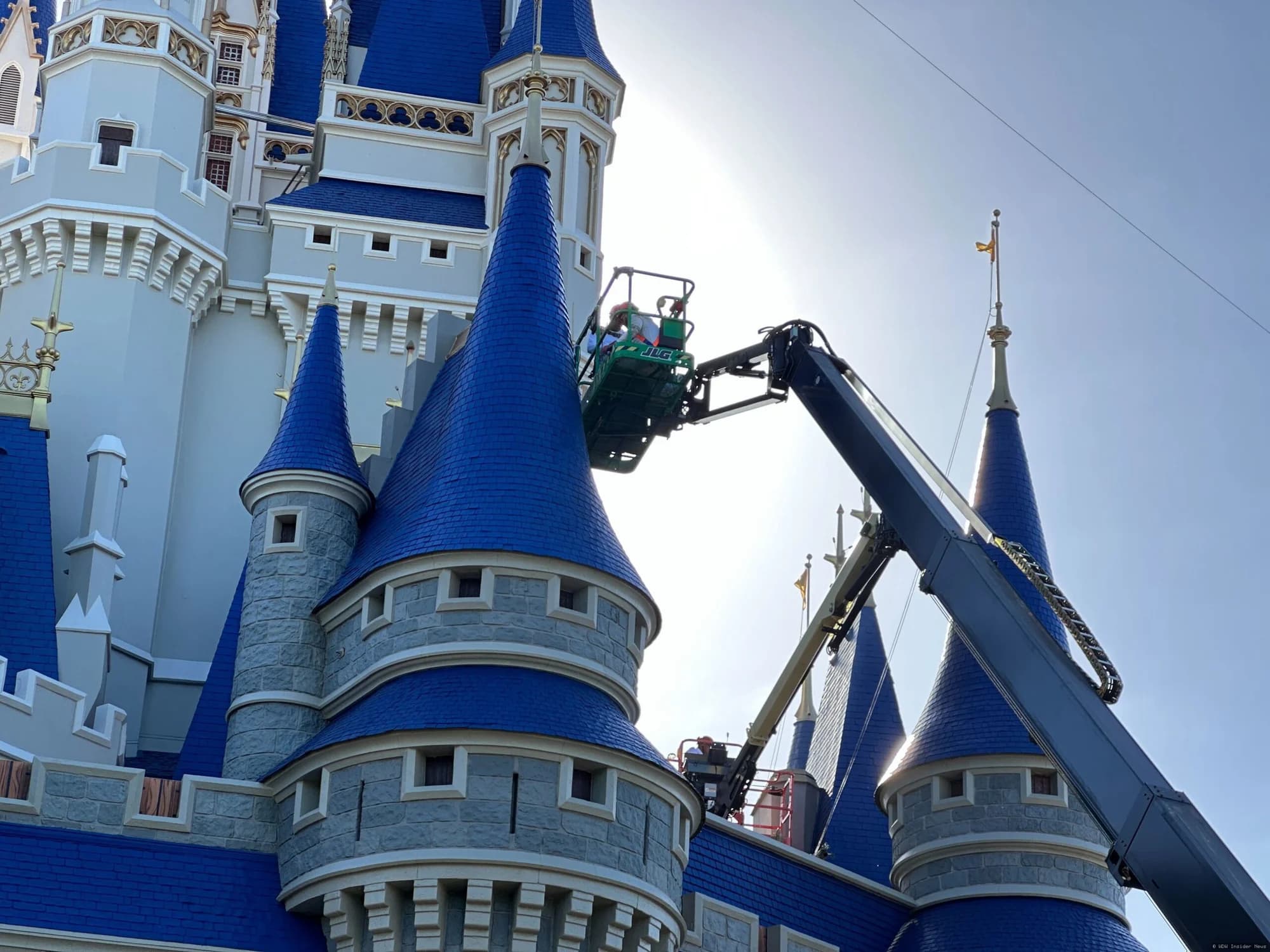 Construction Walls Removed From Cinderella Castle as Repainting Project Nears End