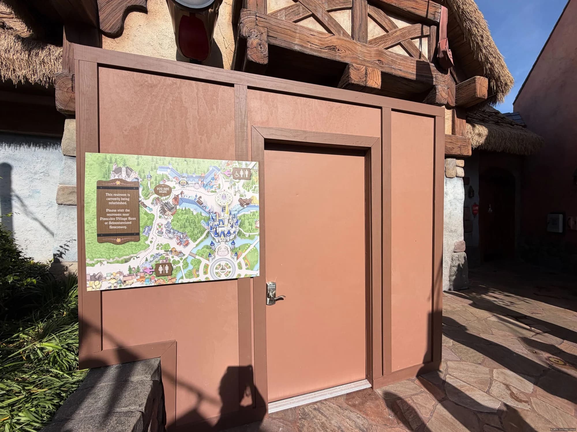 Mens Tangled Restroom Area Closed For Refurbishment at Magic Kingdom