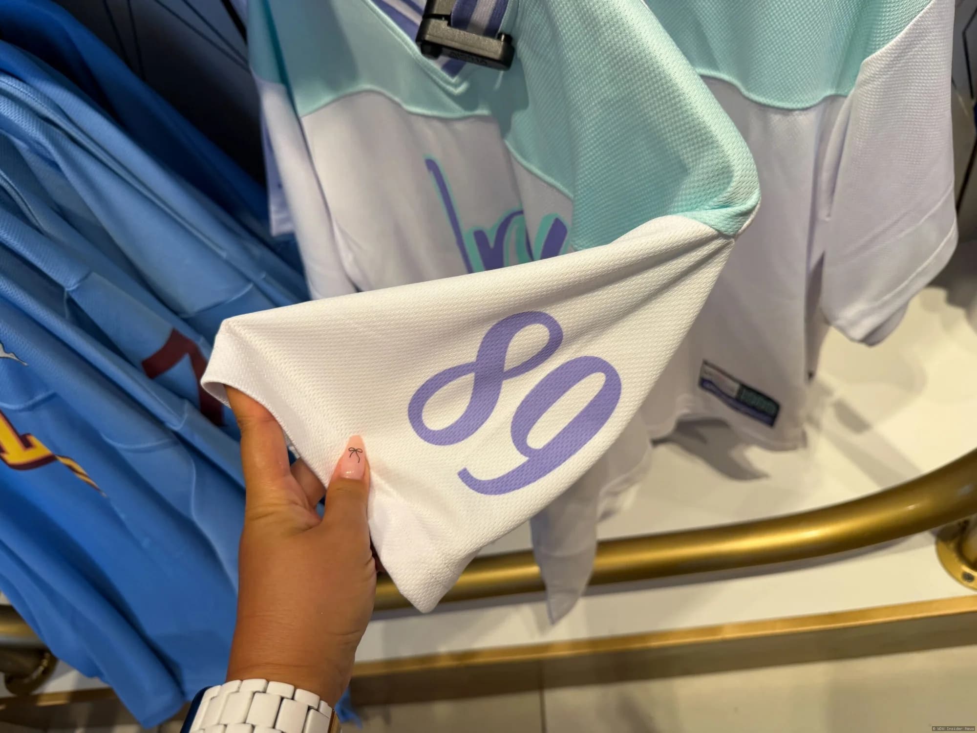 Football Jerseys Featuring Princesses and Princes at Walt Disney World