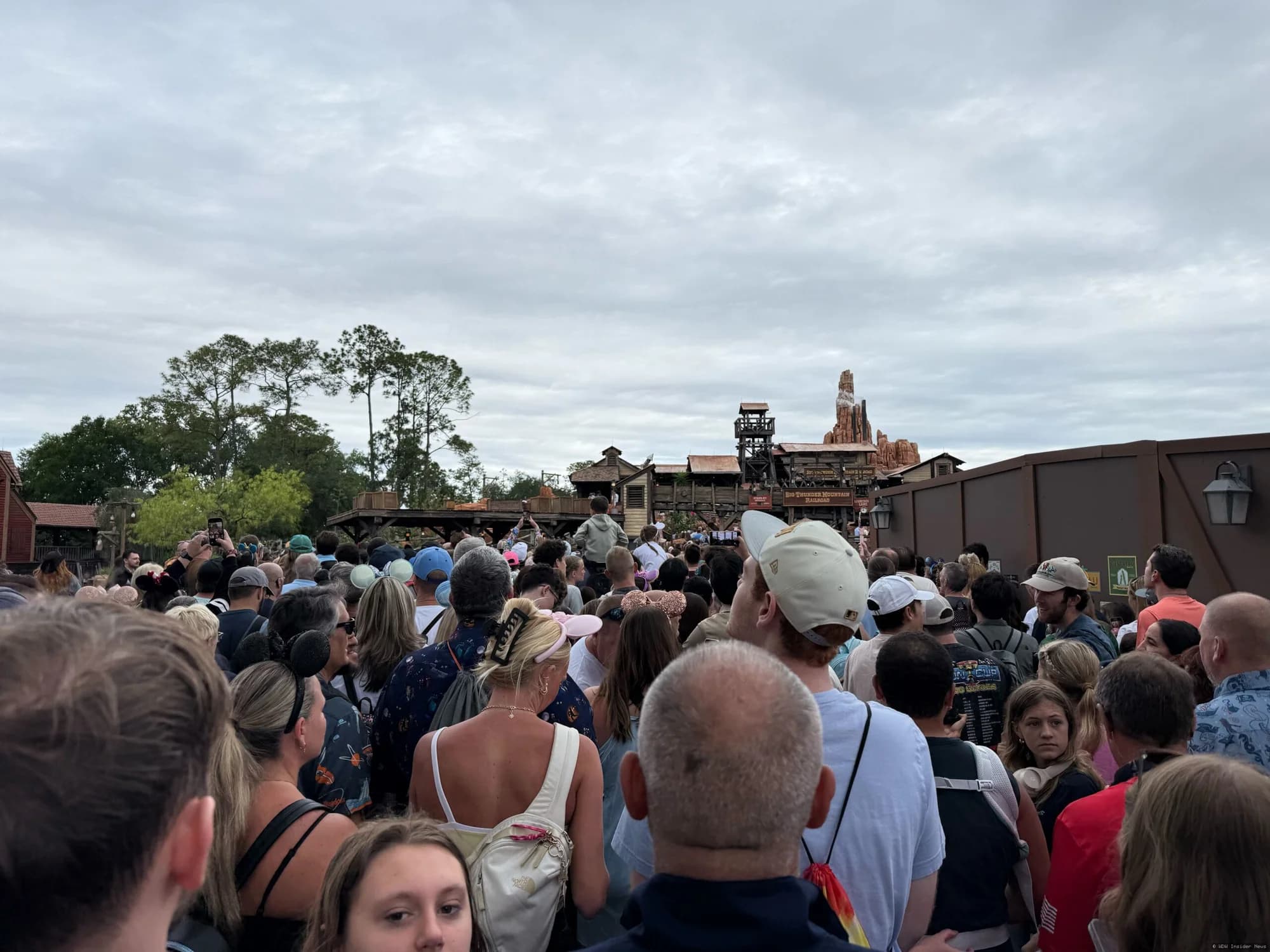 Big Thunder Mountain Railroad roller coaster with mine-themed scenery at Walt Disney World Magic Kingdom