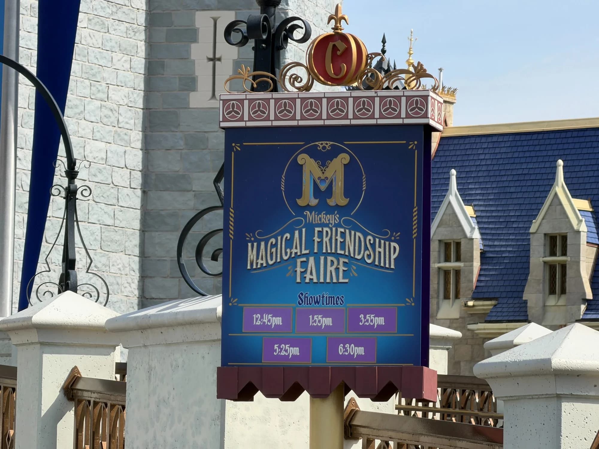 Schedule Change For Mickeys Magical Friendship Faire at Magic Kingdom