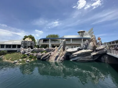 Tomorrowland 1994 tower demolition continues at Magic Kingdom with larger structure removal